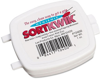 LEE Sortkwik® Fingertip Moisteners,  1 oz, Pink