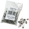 A Picture of product LEO-83150 Charles Leonard® Safety Pins,  Nickel-Plated, Steel, 1 1/2" Length, 144/Pack