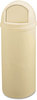 A Picture of product RCP-817088BG Rubbermaid® Commercial Marshal® Classic Container,  Round, Polyethylene, 25gal, Beige