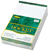 A Picture of product TOP-63590 TOPS™ Docket™ Ruled Perforated Pads,  8 1/2 x 14, White, 50 Sheets, Dozen