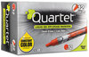 A Picture of product QRT-50014M Quartet® EnduraGlide® Dry Erase Marker,  Chisel Tip, Red, Dozen
