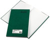 A Picture of product RED-56111 National® Emerald Series Account Book,  Green Cover, 150 Pages, 12 1/4 x 7 1/4