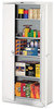A Picture of product TNN-1870LGY Tennsco 78" High Deluxe Cabinet,  36w x 18d x 78h, Light Gray