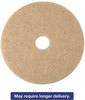 A Picture of product MMM-19005 3M Ultra High-Speed Burnishing Floor Pads 3500,  17in, Tan, 5/CT