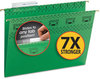 A Picture of product SMD-64042 Smead™ TUFF® Hanging Folders with Easy Slide™ Tab Letter Size, 1/3-Cut Tabs, Green, 18/Box