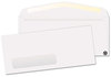 A Picture of product QUA-21316 Quality Park™ Window Envelope,  Contemporary, #10, White, Recycled, 500/Box
