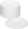 A Picture of product TBL-9644WH Tablemate® Plastic Dinnerware,  Plates, 9" dia, White, 125/Pack
