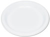 A Picture of product TBL-9644WH Tablemate® Plastic Dinnerware,  Plates, 9" dia, White, 125/Pack