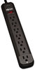 A Picture of product TRP-TLP712B Tripp Lite Protect It!™ Seven-Outlet Surge Suppressor,  7 Outlets, 12 ft Cord, 1080 Joules, Black