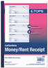 A Picture of product TOP-46806 TOPS™ Money and Rent Receipt Books,  2-3/4 x 7 1/8, Two-Part Carbonless, 200 Sets/Book