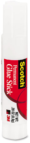 scotch permanent glue sticks (6008-24c) 24 pack