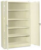 A Picture of product TNN-J1878SUPY Tennsco Assembled Jumbo Steel Storage Cabinet,  48w x 18d x 78h, Putty