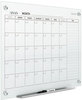 A Picture of product QRT-GC4836F Quartet® Infinity™ Magnetic Glass Calendar Board,  48 x 36