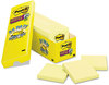 A Picture of product MMM-65424SSCP Post-it® Notes Super Sticky Pads in Canary Yellow Cabinet Pack, 3" x 90 Sheets/Pad, 24 Pads/Pack