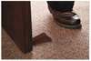 A Picture of product MAS-00920 Master Caster® Big Foot® Doorstop,  No Slip Rubber Wedge, 2 1/4w x 4 3/4d x 1 1/4h, Brown