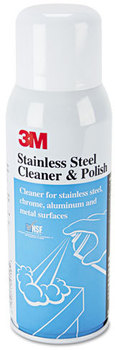 3M Stainless Steel Cleaner & Polish,  Lime Scent, Spray, 10oz Aerosol