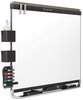 A Picture of product QRT-P554BP2 Quartet® Prestige 2 Connects™ DuraMax® Magnetic Porcelain Whiteboard,  48 x 36, Black