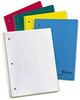 A Picture of product TOP-25451 Oxford® Earthwise® 100% Recycled Single Subject Notebooks,  8 1/2 x 11, WE, 3-Hole, 80 SH