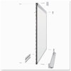 A Picture of product QRT-P554BP2 Quartet® Prestige 2 Connects™ DuraMax® Magnetic Porcelain Whiteboard,  48 x 36, Black