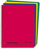 A Picture of product TOP-25451 Oxford® Earthwise® 100% Recycled Single Subject Notebooks,  8 1/2 x 11, WE, 3-Hole, 80 SH