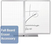 A Picture of product QRT-TE544AP2 Quartet® Prestige 2 Connects™ Total Erase® Whiteboard, 48 x 36, Aluminum Frame