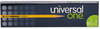 A Picture of product UNV-55520 Universal™ Deluxe Blackstonian Pencil HB (#2), Black Lead, Yellow Barrel, Dozen