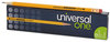 A Picture of product UNV-55520 Universal™ Deluxe Blackstonian Pencil HB (#2), Black Lead, Yellow Barrel, Dozen