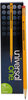 A Picture of product UNV-55520 Universal™ Deluxe Blackstonian Pencil HB (#2), Black Lead, Yellow Barrel, Dozen