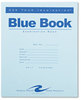 A Picture of product ROA-77510 Roaring Spring® Examination Blue Book,  Legal Rule, 8-1/2 x 7, White, 4 Sheets/8 Pages