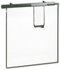 A Picture of product QRT-WPS1000 Quartet® Workstation Privacy Screen,  36w x 48d, Translucent Clear/Silver