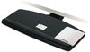 A Picture of product MMM-AKT90LE 3M Easy Adjust Keyboard Tray with Standard Platform,  Standard Platform, 23" Track, Black