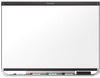 A Picture of product QRT-P558BP2 Quartet® Prestige 2 Connects™ DuraMax® Magnetic Porcelain Whiteboard,  96 x 48, Black Frame