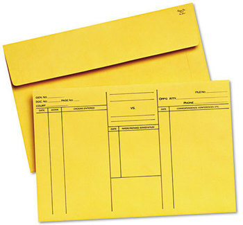 Quality Park™ Attorney's Envelope/Transport Case File,  Ungummed, 10 x 14 3/4, Cameo Buff, 100/Box