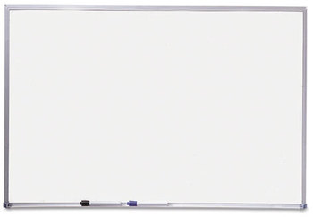 Quartet® Dry Erase Board,  Melamine Surface, 36 x 24, Silver Aluminum Frame