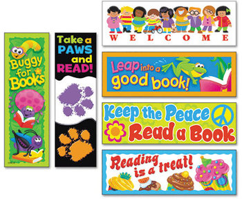 TREND® Bookmark Combo Packs,  Celebrate Reading Variety #1, 2w x 6h, 216/Pack