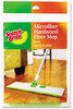 A Picture of product MMM-M005R Scotch-Brite™ Microfiber Hardwood Floor Mop Refill M-005-R, 1/Pack, 6 Packs/Case.