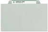 A Picture of product SMD-18234 Smead™ Expanding Recycled Heavy Pressboard Folders 1/3-Cut Tabs: Assorted, Legal Size, 2" Expansion, Gray-Green, 25/Box