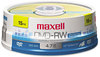 A Picture of product MAX-635117 Maxell® DVD-RW Rewritable Disc,  4.7GB, 2x, Spindle, Gold, 15/Pack