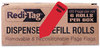 A Picture of product RTG-91004 Redi-Tag® Dispenser Arrow Flags,  "FIRMAR AQUI", Red, 120/PK