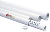 A Picture of product QUA-46018 Quality Park™ White Mailing Tubes,  24l x 3dia, White, 25/Carton