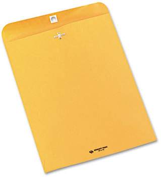 Quality Park™ Clasp Envelope,  Side Seam, 10 x 13, 28lb, Brown Kraft, 250/Carton
