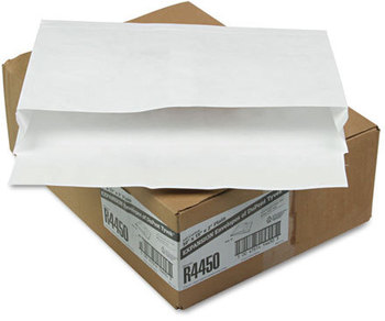 Survivor® Open Side Expansion Mailers Made with Tyvek®,  10 x 15 x 2, White, 18lb, 100/Carton