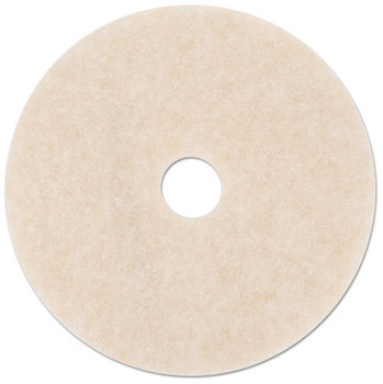 3M™ TopLine Burnishing Floor Pads 3200. 27 in. White/Amber. 5/carton.