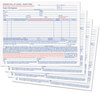 A Picture of product TOP-3843 TOPS™ Hazardous Material Short Form,  8 1/2 x 7, Four-Part Carbonless, 50 Forms