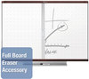 A Picture of product QRT-TE547MP2 Quartet® Prestige 2 Connects™ Total Erase® Whiteboard,  72 x 48, Mahogany Color Frame