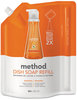 A Picture of product MTH-01165 Method® Dish Pump Refill,  Clementine Scent, 36 oz Pouch