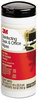A Picture of product MMM-CL564 3M Disinfecting Desk & Office Wipes,  Cloth, 7 x 8, 25/Canister