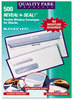 A Picture of product QUA-67539 Quality Park™ Reveal-N-Seal® Envelope,  Self-Adhesive, White, 500/Box