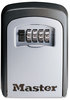 A Picture of product MLK-5401D Master Lock® Wall Mounted Select Access™ Key Storage Lock,  3 7/8w x 1 1/2d x 4 5/8h, Black/Silver