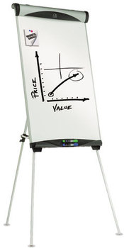 Quartet® Euro™ Magnetic Presentation Easel,  27 x 39, White